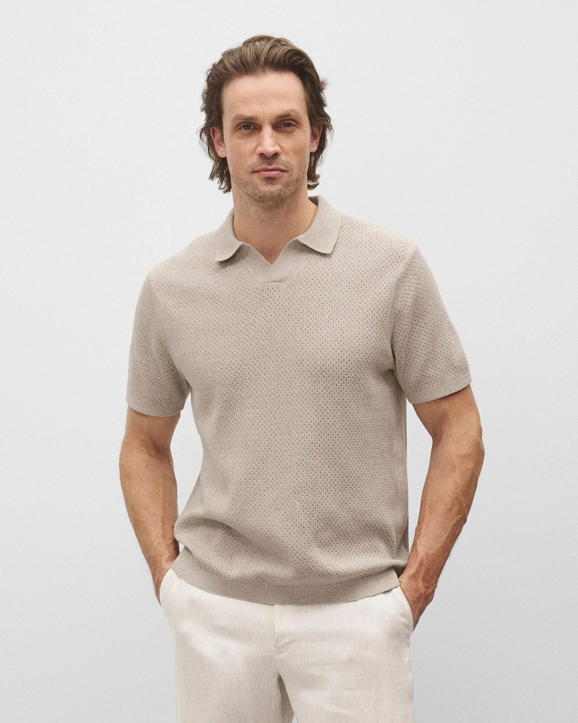 Cotton Linen Victor Polo - Image 2