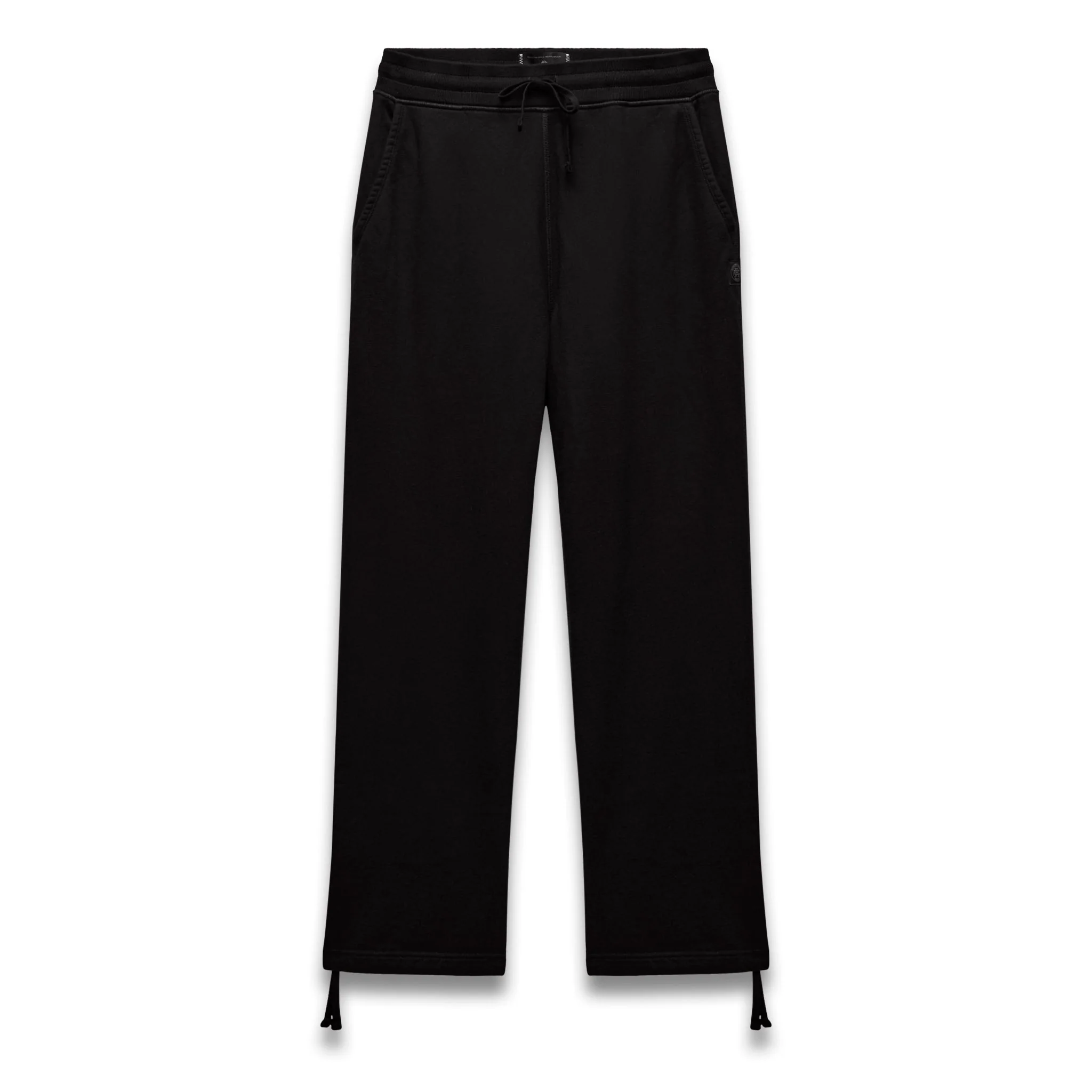 Kyoto Black Midweight Terry Relaxed Sweatpant