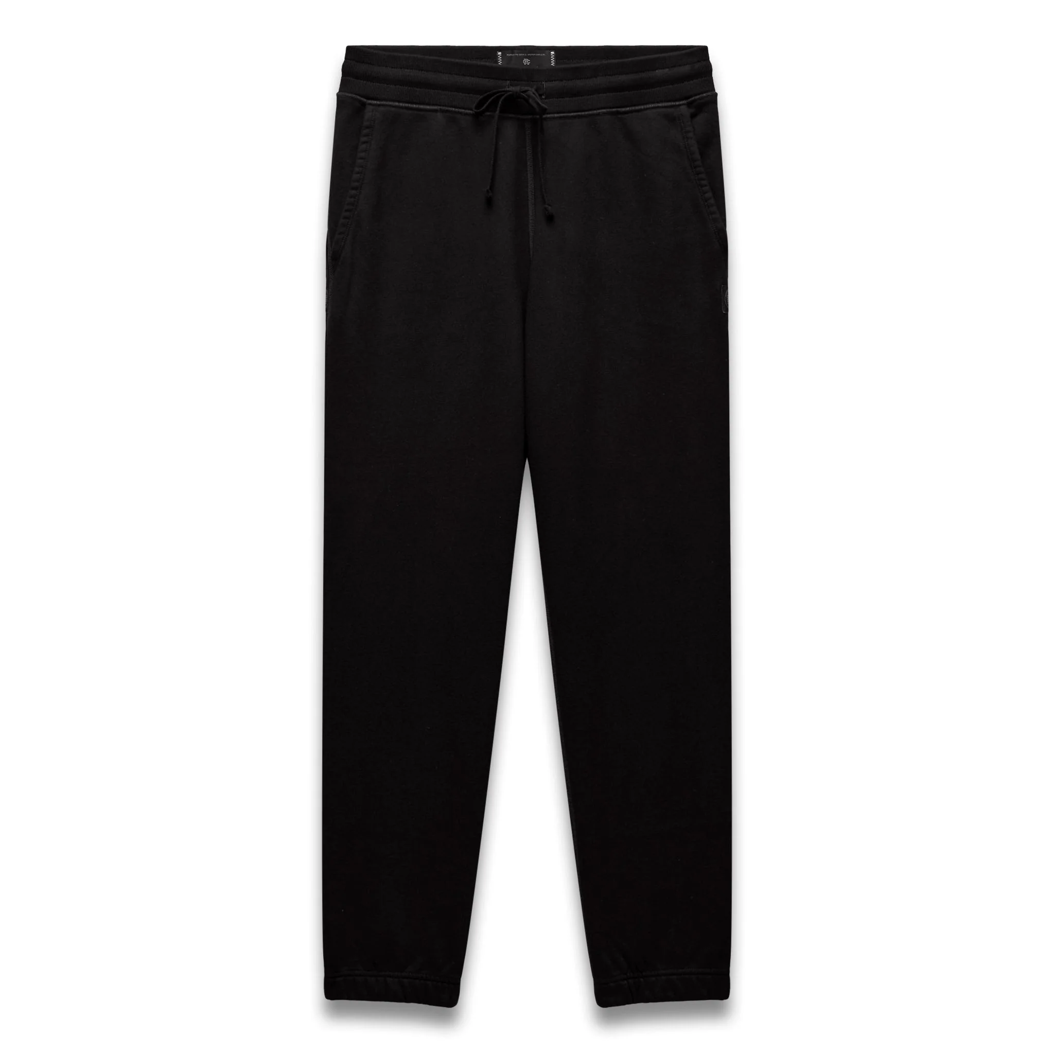 Kyoto Black Midweight Terry Standard Sweatpant