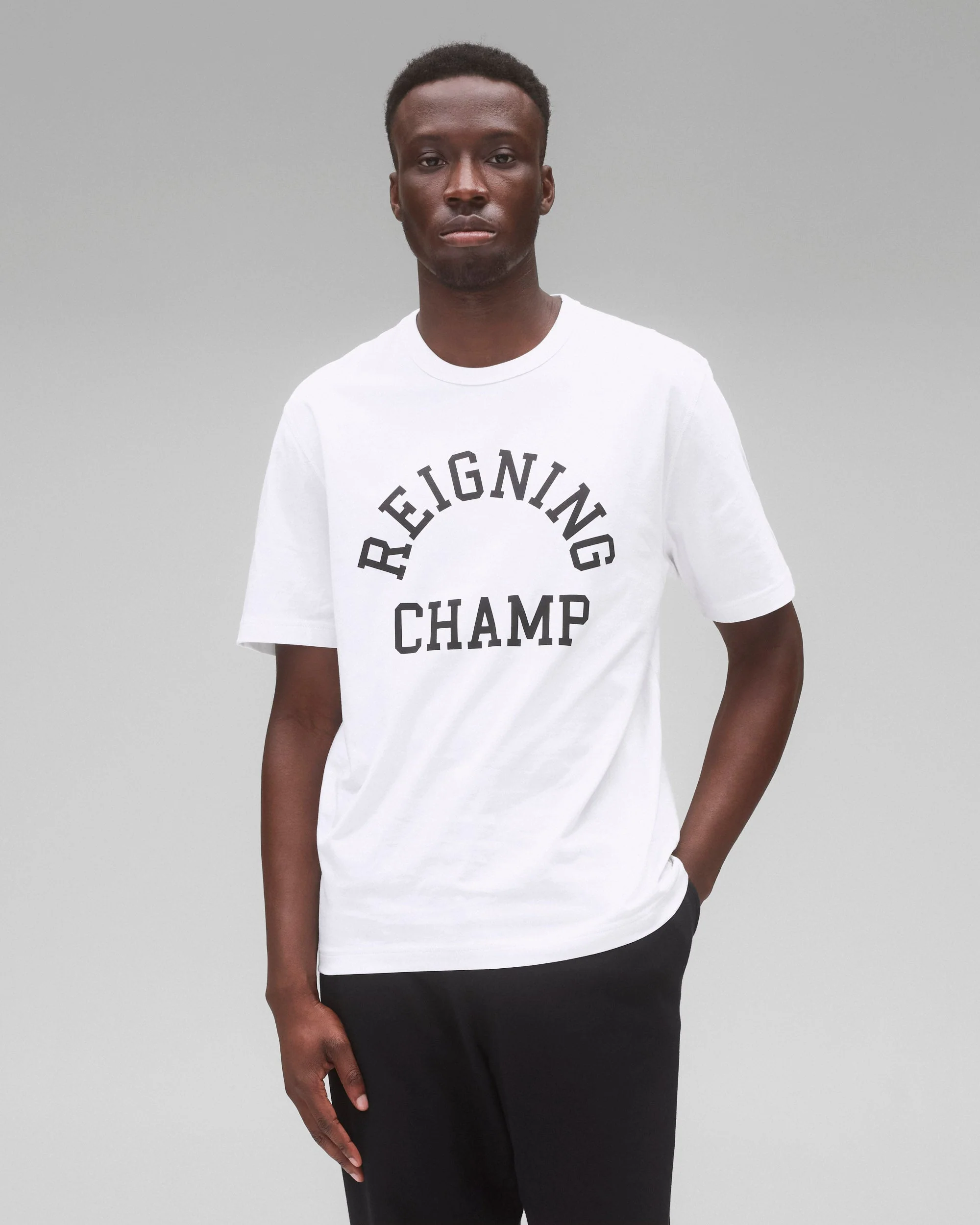 Lightweight Jersey Arch Logo Standard T-Shirt - Image 2