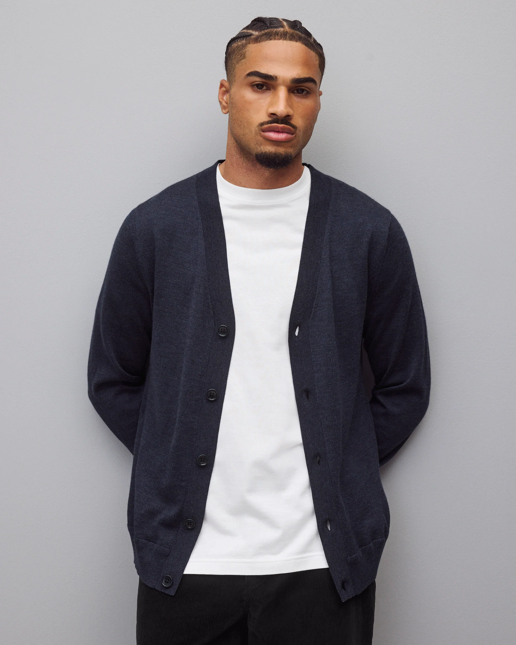 Lightweight Merino Harry Cardigan - Image 2