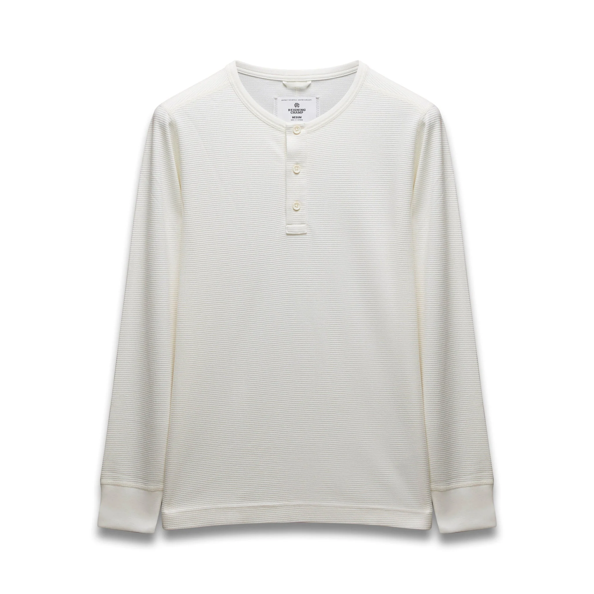Lightweight Waffle Standard Henley