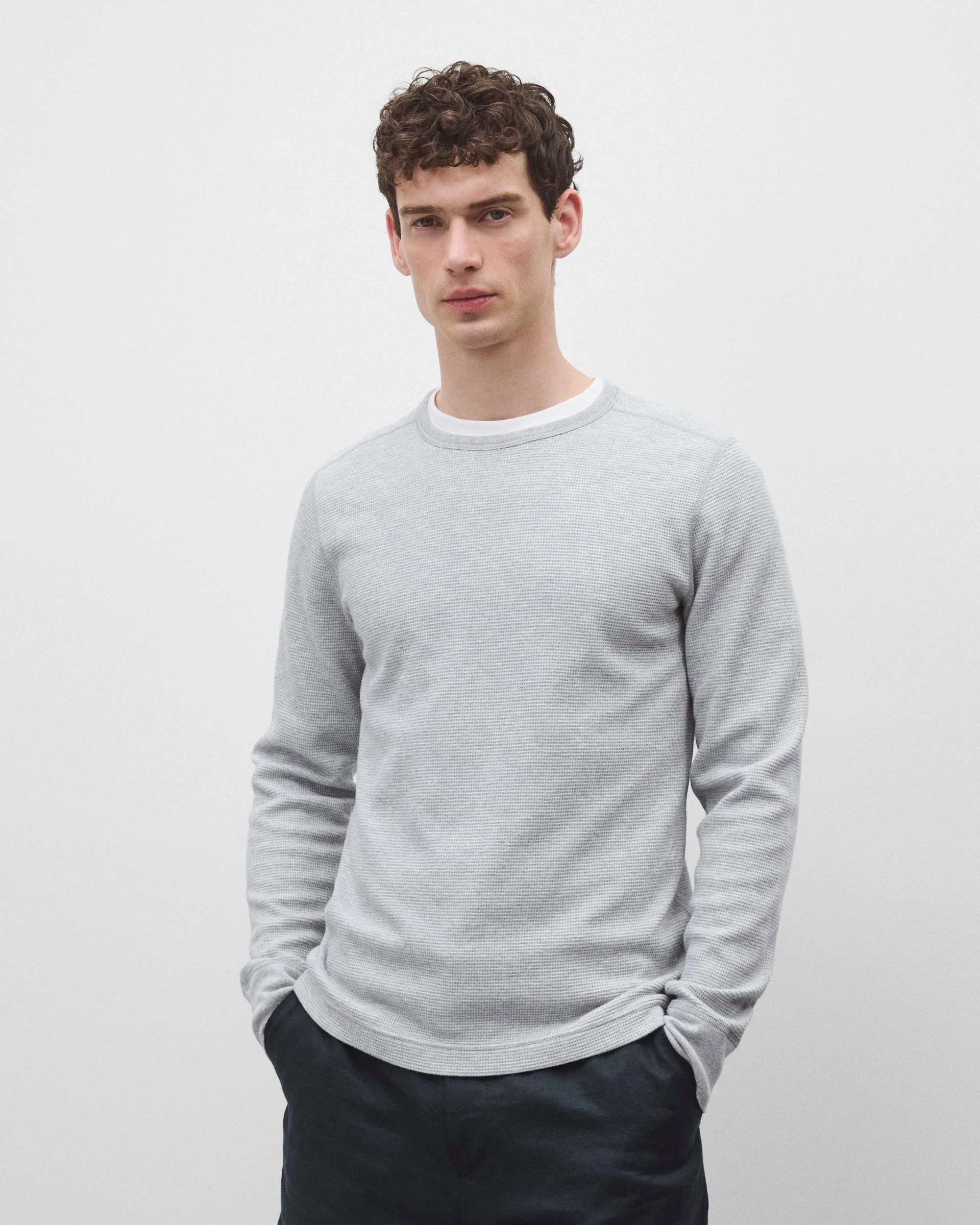 Lightweight Waffle Standard Long Sleeve - Image 2