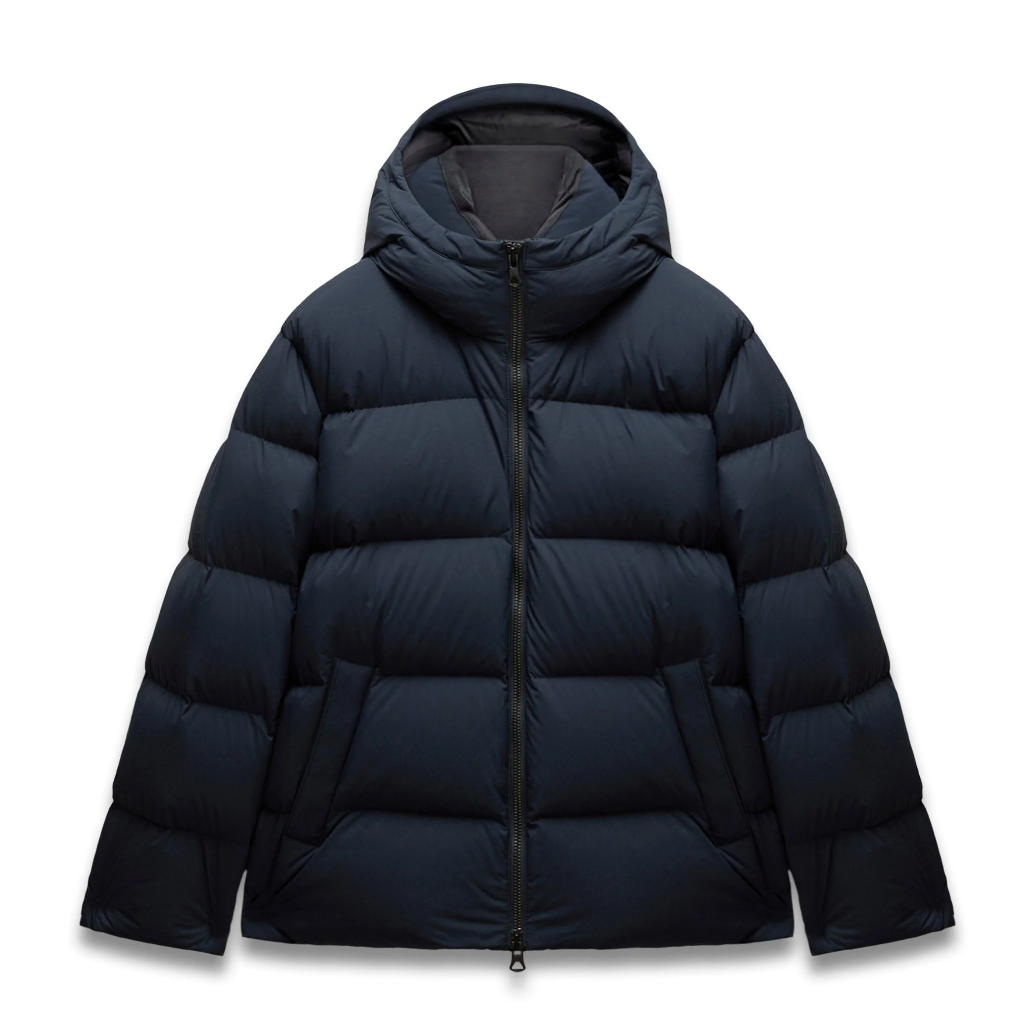 Matte Ripstop Franchise Hooded Down Jacket