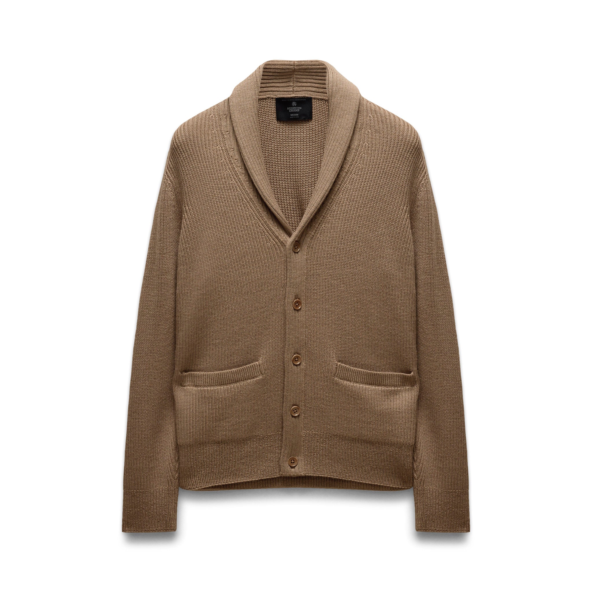 Merino Rib Vinnie Shawl Cardigan