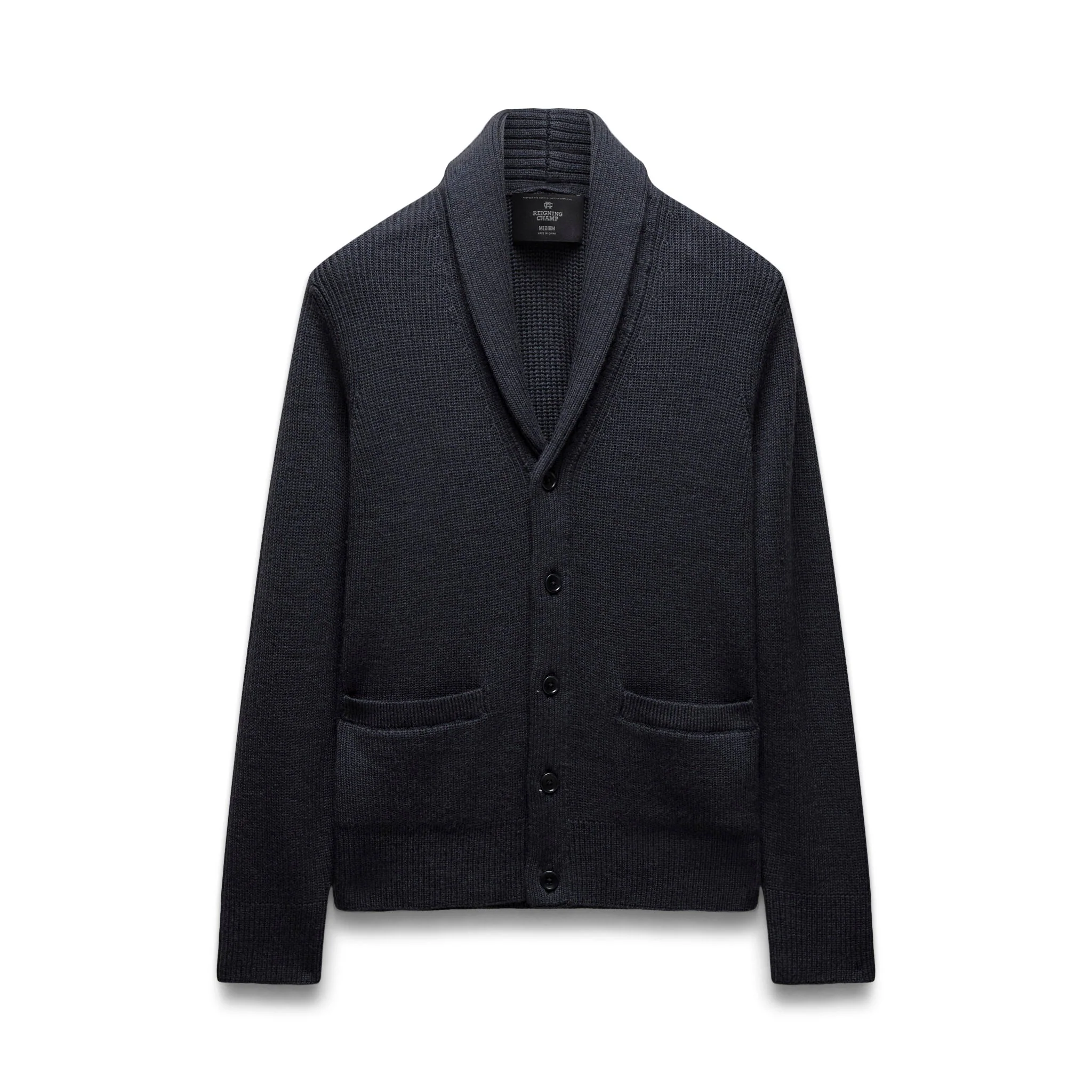 Merino Rib Vinnie Shawl Cardigan