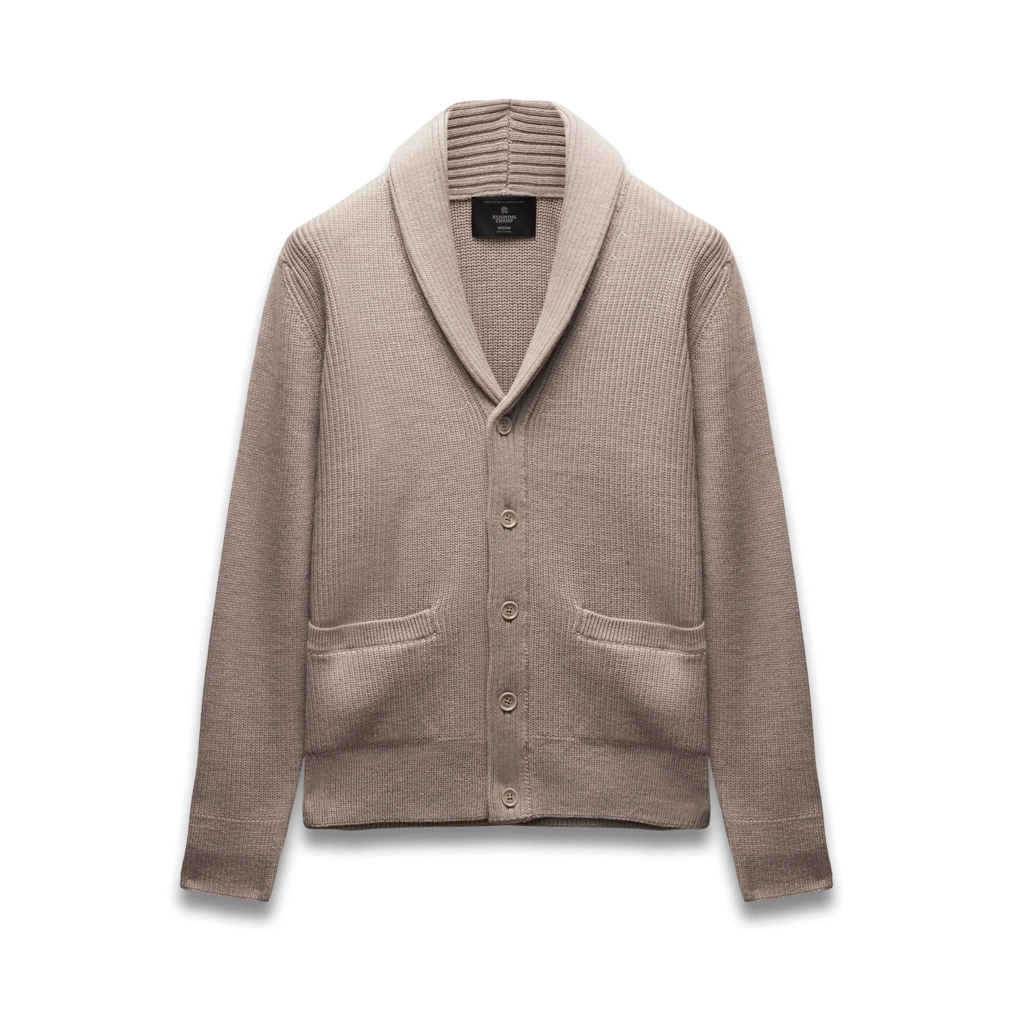 Merino Rib Vinnie Shawl Cardigan