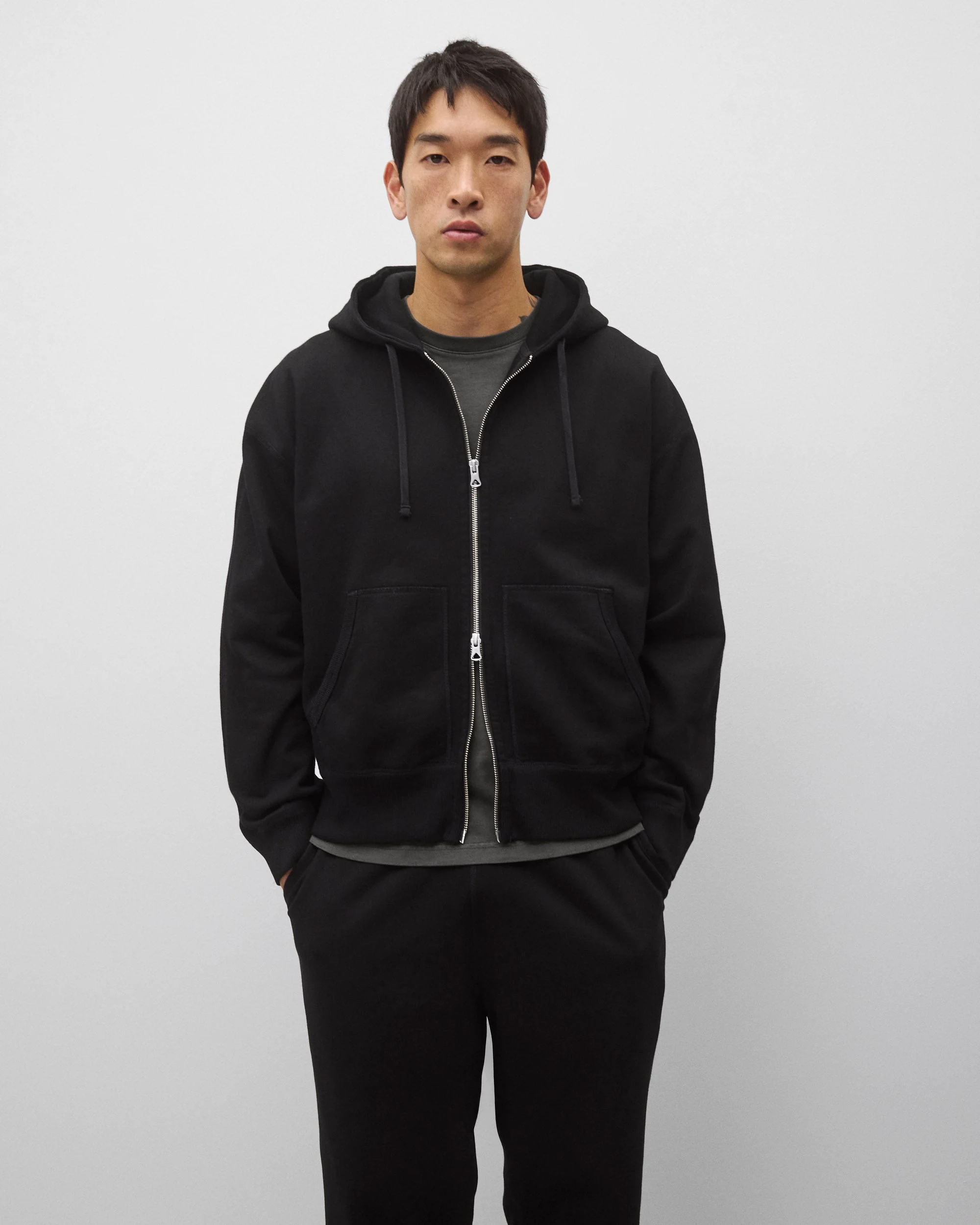 Midweight Terry Relaxed Zip Hoodie - Image 2
