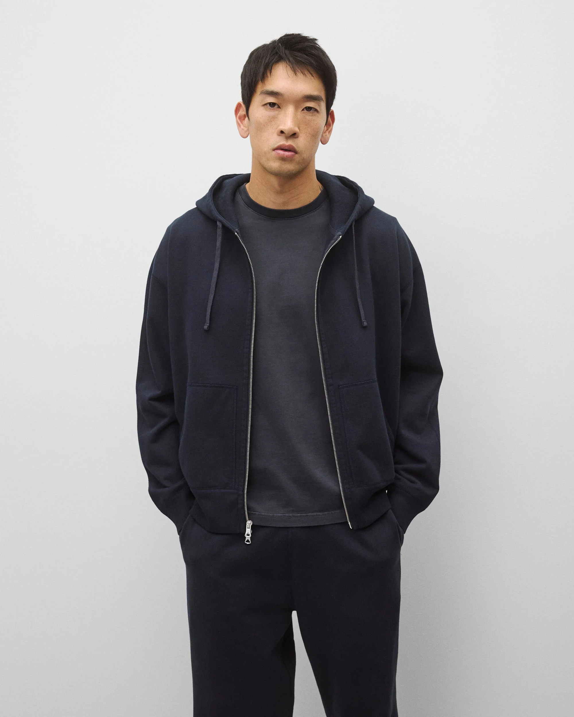 Midweight Terry Relaxed Zip Hoodie - Image 2