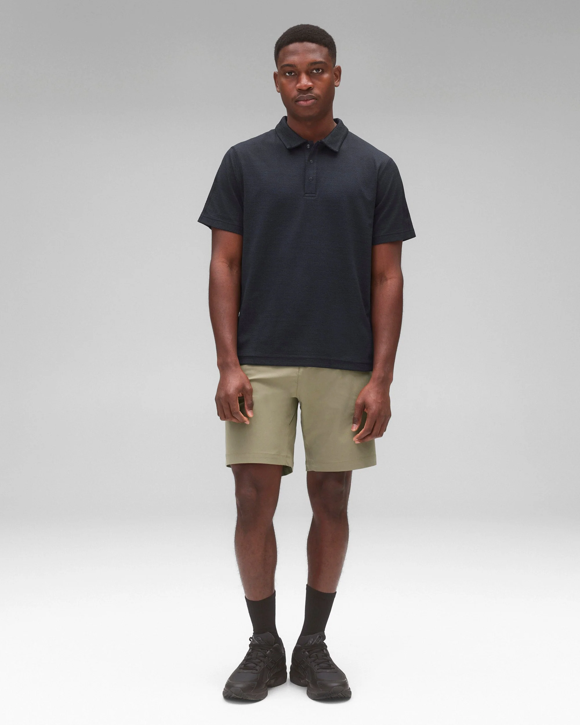 Stretch Warp Knit Coach's Standard Short 9" - Image 2
