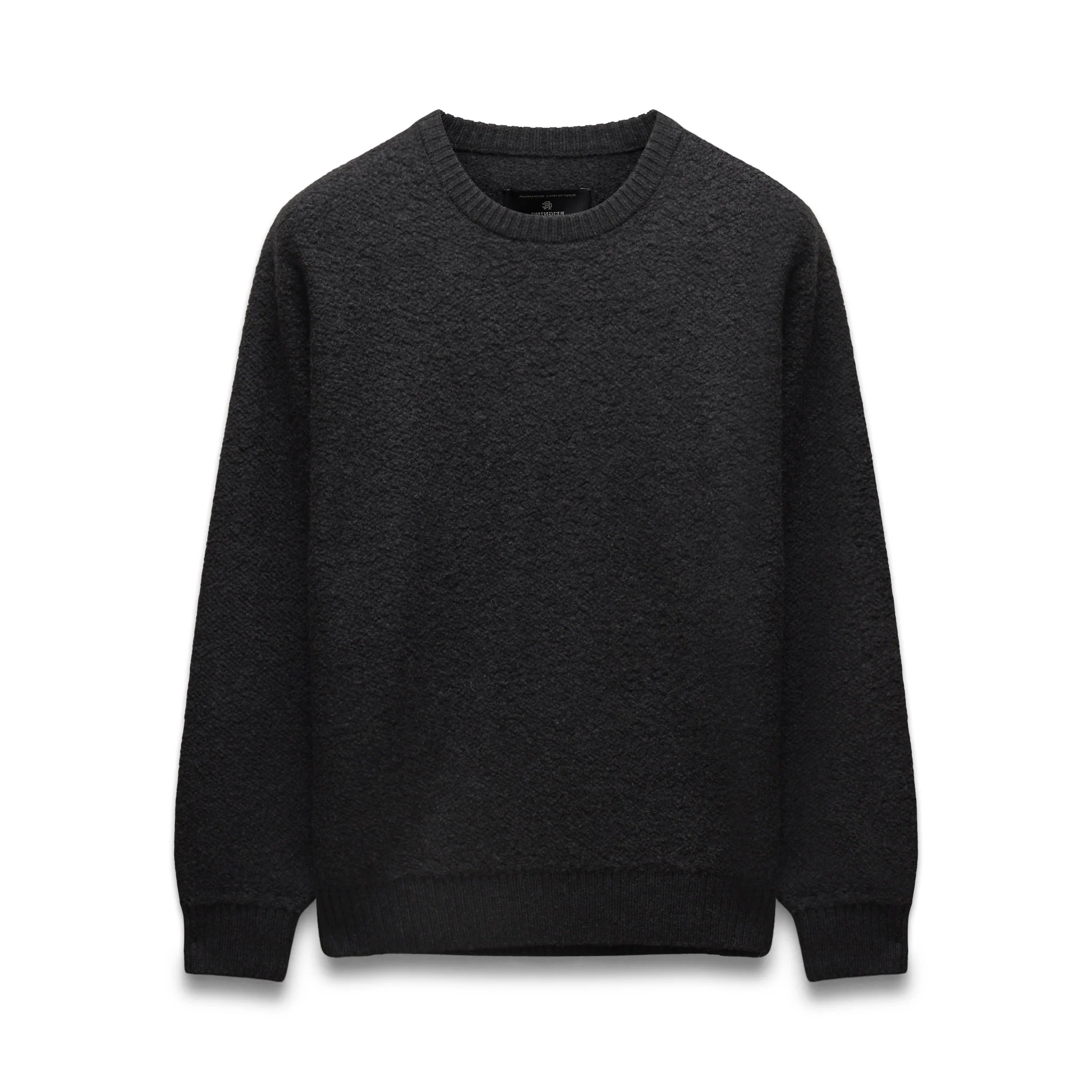 Textured Boucle Turf Crewneck